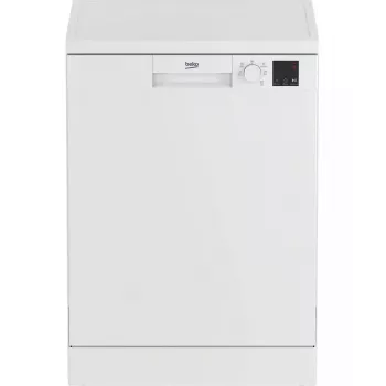 Voľne stojaca umývačka riadu BEKO DVN05320W — šírka 60 cm, 13 jedálenských súprav, 49 dB, 5 programov, energetická trieda E