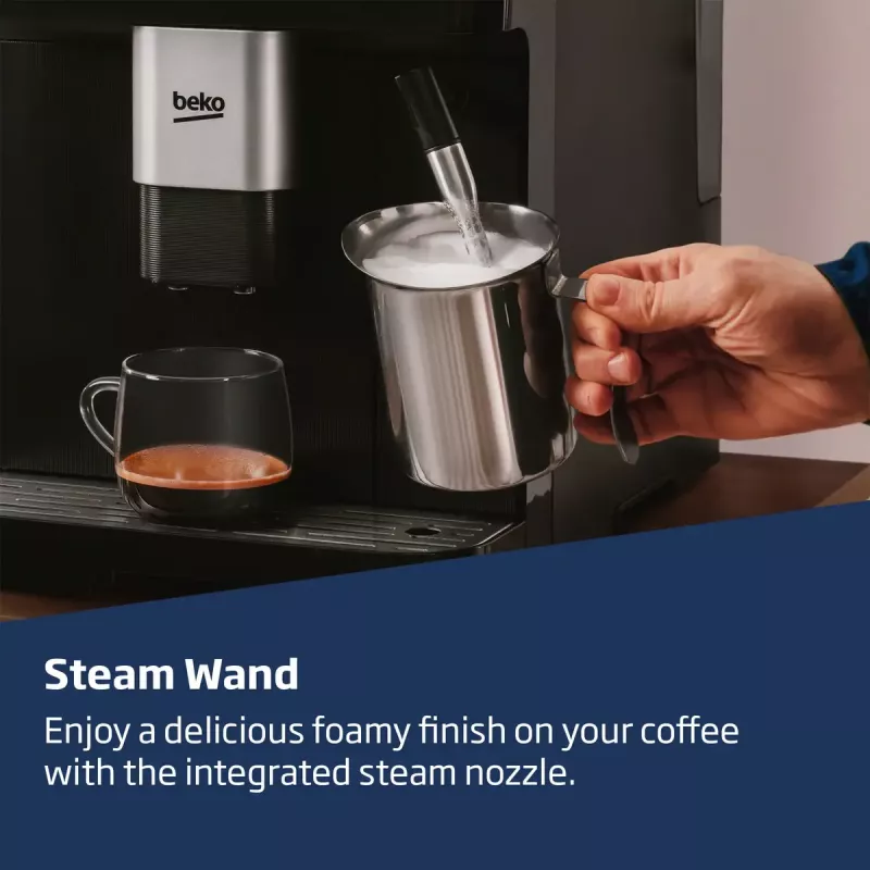 Beko CEG7302B CaffeExperto kávovar s parnou tryskou