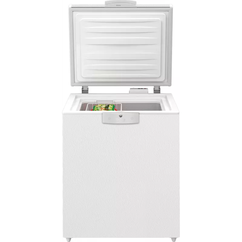 Beko HSM14550 mraznička truhlicová voľne stojaca 148 l biela