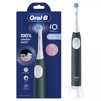 Elektrická zubná kefka BRAUN Oral‑B iO2 (model iOS2.1C9.0G) zelená Forest