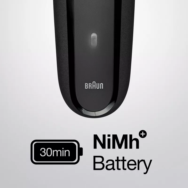 Braun Series 3 300BT bezdrôtový mokrý a suchý fóliový holiaci strojček so zastrihávačom