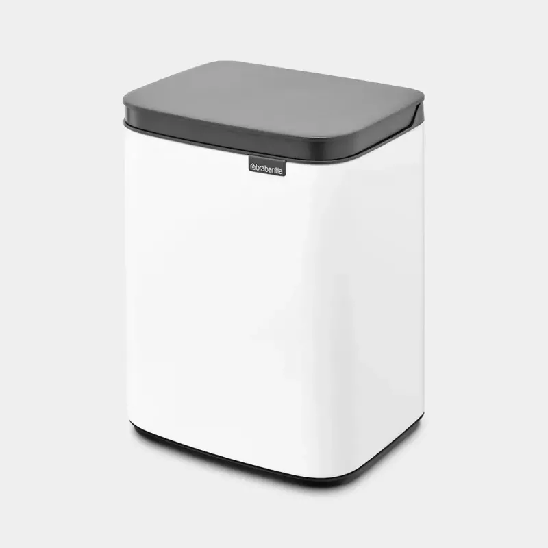 Brabantia Bo odpadkový kôš 4 l obdĺžnikový oceľ čierny biely