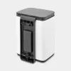 Brabantia Bo odpadkový kôš 4 l obdĺžnikový oceľ čierny biely