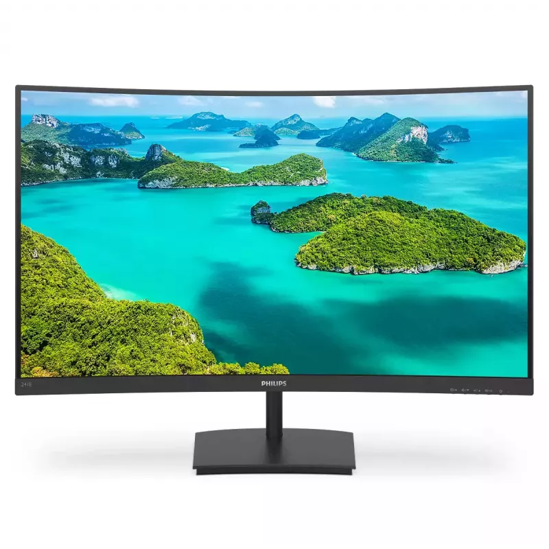 Philips E Line 241E1SCA/00 počítačový monitor 59,9 cm (23,6 palcov) 1920 x 1080 pixelov Full HD LCD čierny