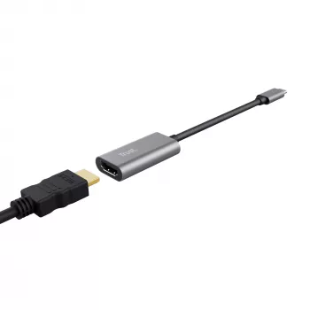 Trust Dalyx USB grafický adaptér sivý
