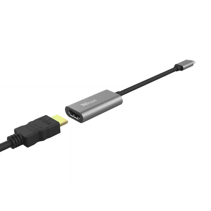 Trust Dalyx USB grafický adaptér sivý
