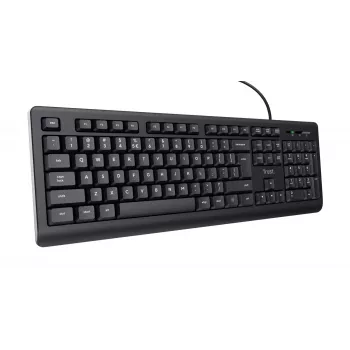 Trust TK-150 klávesnica univerzálna USB QWERTY čierna