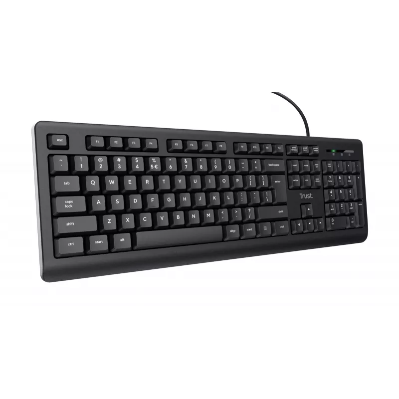 Trust TK-150 klávesnica univerzálna USB QWERTY čierna