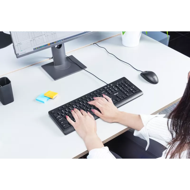Trust TK-150 klávesnica univerzálna USB QWERTY čierna