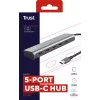 Trust Halyx USB 3.2 Gen 1 (3.1 Gen 1) Type-C strieborná