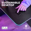 Stôl Trust GXT 710 Luminus Pro čierny obdĺžnikový ABS/PC 1200x600x740mm