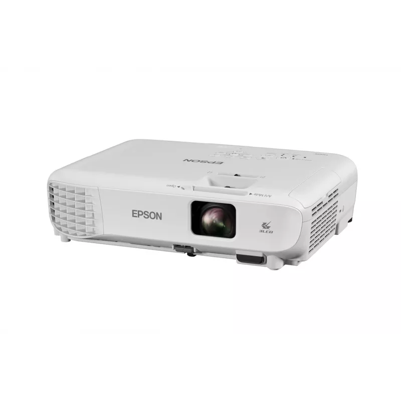 Epson EB-W06 projektor so štandardným throw 3700 ANSI lúmenov 3LCD WXGA (1280x800) biely