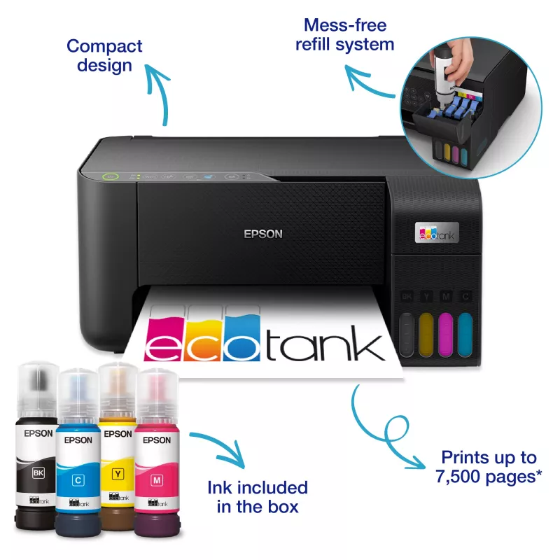 Epson EcoTank ET-2865 atramentová tlačiareň A4 5760 x 1440 dpi WLAN