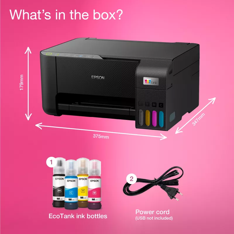 Epson EcoTank ET-2865 atramentová tlačiareň A4 5760 x 1440 dpi WLAN