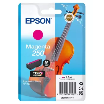 Atramentová kazeta Epson 250 Claria Photo HD purpurová – originálna, 4.8 ml, jednotlivé balenie