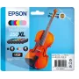 Epson 250XL Violin Claria Photo HD atramentová kazeta 6 ks originálna vysoká (XL) výťažnosť čierna, azúrová, svetlo azúrová, svetlo purpurová, purpurová, žltá