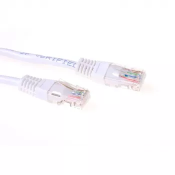 ACT biely 20 metrov U/UTP CAT5E patch kábel s RJ45 konektormi