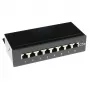 Nadomontážny tienený 8-portový CAT5E patch panel box ACT FA5001, 173×44×109 mm