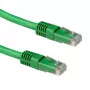 ACT zelený 1 meter LSZH U/UTP CAT6A patch kábel s RJ45 konektormi