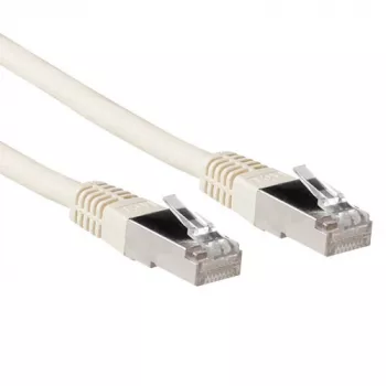 ACT ivory 3 metre LSZH SFTP CAT6A patch kábel s RJ45 konektormi