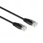 ACT čierny 0,9 metra U/UTP CAT6 patch kábel s RJ45 konektormi
