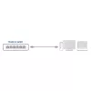 ACT čierny 0,9 metra U/UTP CAT6 patch kábel s RJ45 konektormi