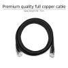 ACT čierny 0,9 metra U/UTP CAT6 patch kábel s RJ45 konektormi