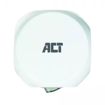 Rozbočovač napájania ACT AC2430 — 3× zásuvka typu F, 230 V, 16 A, 1,5 m kábel, biela