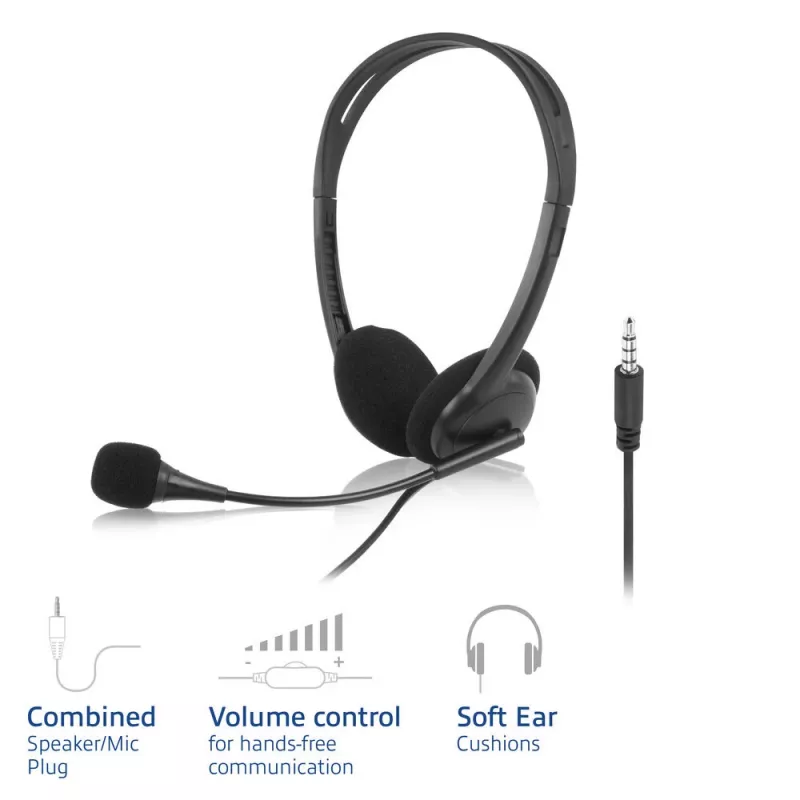 ACT headset so 3,5-mm audio konektorom