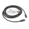 ACT USB4 20Gbps 240W USB Type-C kábel 2m čierny USB-IF certifikovaný