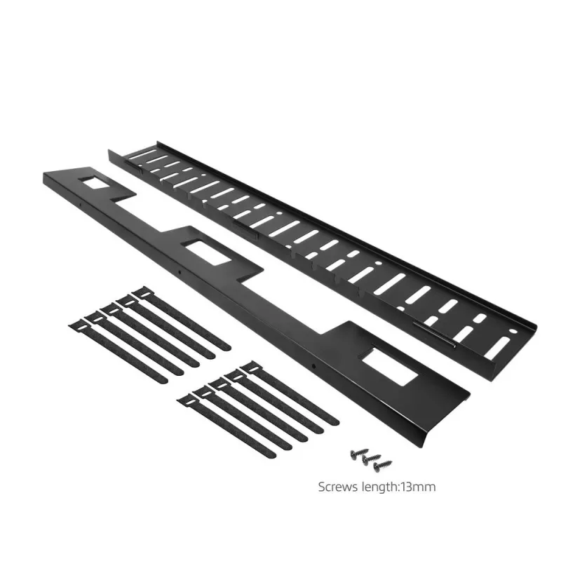 Podstolová vanička na káble ACT 80 cm – rovná horizontálna oceľová vanička 800×140×100 mm