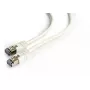 Sieťový kábel Gembird Cat6 F/UTP (FTP) 3 m, RJ-45 na RJ-45, biely
