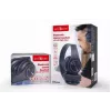 Káblový & bezdrôtový headset GEMBIRD BHP-LED-01, supra-aural, hlavový most, čierny, 0,3 m kábel, 150 g