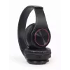 Káblový & bezdrôtový headset GEMBIRD BHP-LED-01, supra-aural, hlavový most, čierny, 0,3 m kábel, 150 g