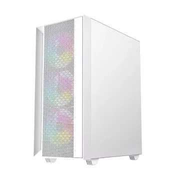 Počítačová skriňa Fornax 4000 ARGB, ATX, biela