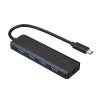 Gembird UHB-CM-U3P4P-01 USB hub 3.2 Gen 1 Type-C čierny 4 porty