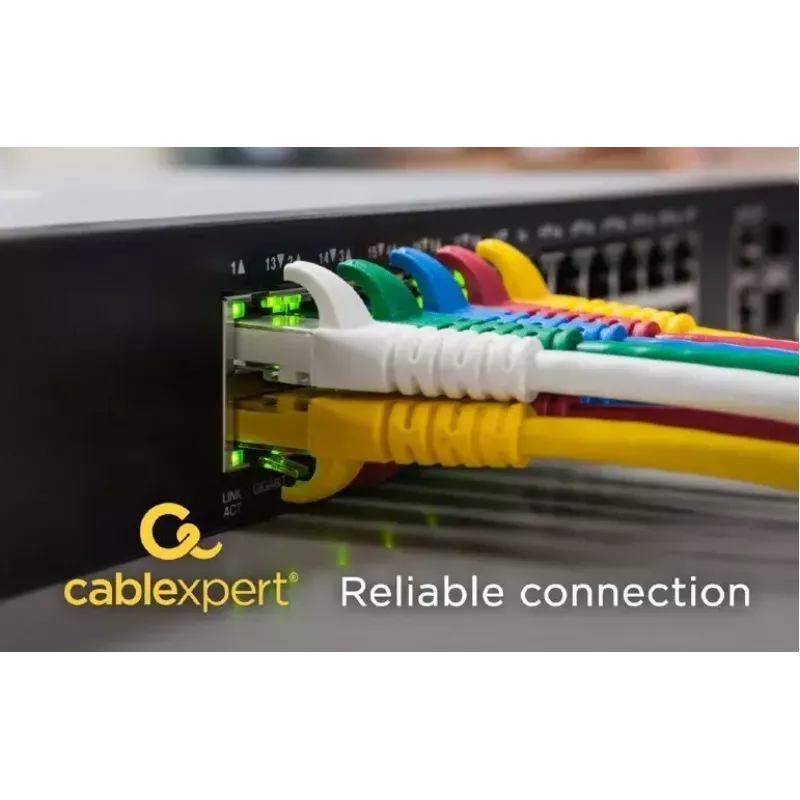 Patch kábel GEMBIRD PP6U-CU-0.5M RJ45 Cat.6 0,5m sivý