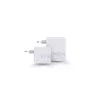 Prenosná 140W GaN cestovná nabíjačka Xtorm XVC2140 s 3× USB-C-PD konektormi a 2 m USB-C káblom, biela