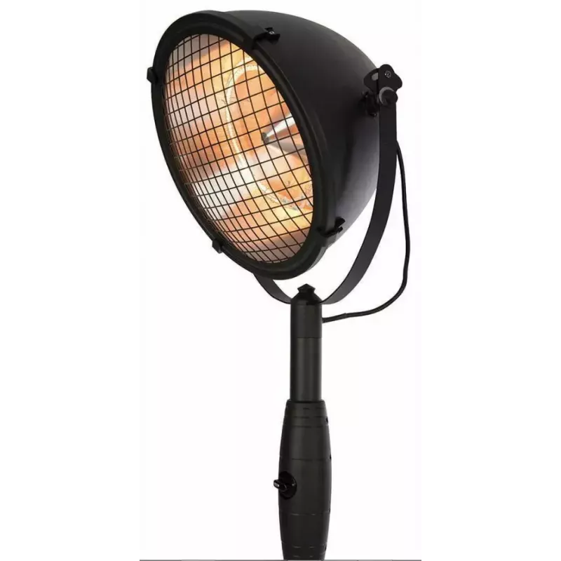 Halogenový elektrický ohrievač Sunred Indus interiérový čierny, hnedý