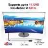 CLUB3D DisplayPort 1.4 na HDMI 2.0b HDR kábel, konektor samec/konektor samec, 2 m