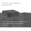 USB-C Quad DisplayLink dokovacia stanica CLUB 3D CSV-2542 — 2× DisplayPort 8K60Hz, 2× HDMI 4K60Hz, PD 100W, 2.5G Ethernet