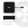 USB-C Quad DisplayLink dokovacia stanica CLUB 3D CSV-2542 — 2× DisplayPort 8K60Hz, 2× HDMI 4K60Hz, PD 100W, 2.5G Ethernet