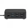 USB-C Quad DisplayLink dokovacia stanica CLUB 3D CSV-2542 — 2× DisplayPort 8K60Hz, 2× HDMI 4K60Hz, PD 100W, 2.5G Ethernet