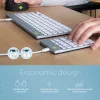 R-Go Tools numerická klávesnica R-Go Numpad Break, ergonomická numerická klávesnica so softvérom na prestávky, káblová, biela