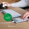 R-Go Tools numerická klávesnica R-Go Numpad Break, ergonomická numerická klávesnica so softvérom na prestávky, káblová, biela