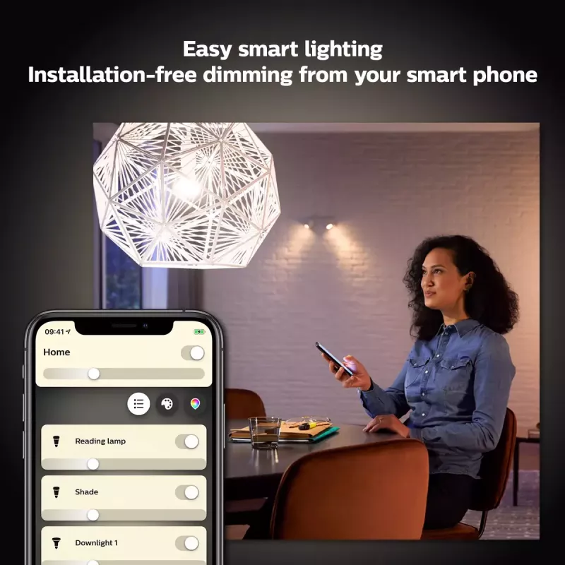 Philips Hue White A60 – E27 smart žiarovka – 800 (2-pack)