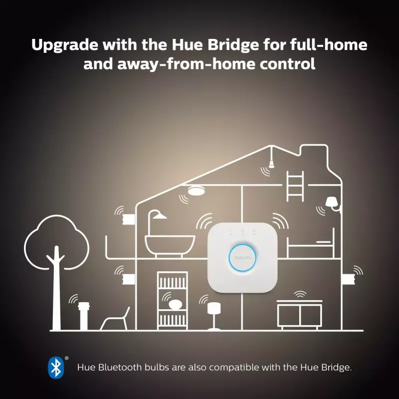 Philips Hue White A60 – E27 smart žiarovka – 800 (2-pack)