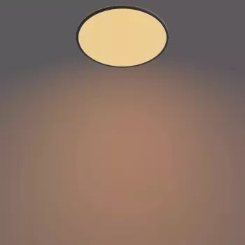Stropné svietidlo Philips Functional Super tenké 36 W LED čierne okrúhle