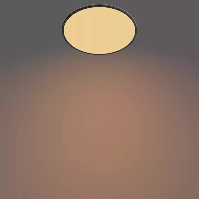 Stropné svietidlo Philips Functional Super tenké 36 W LED čierne okrúhle