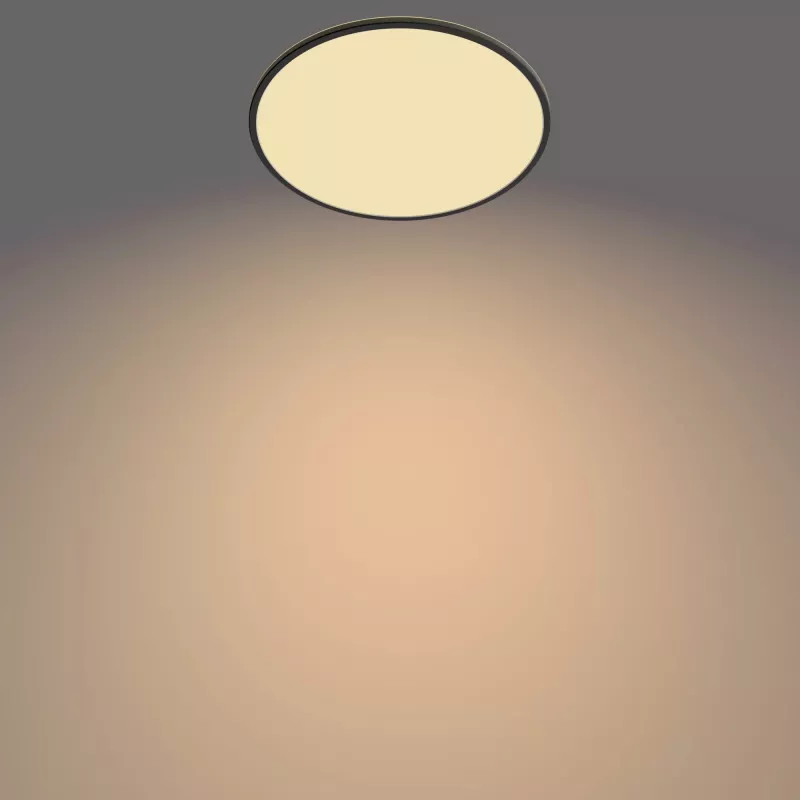 Stropné svietidlo Philips Functional Super tenké 36 W LED čierne okrúhle